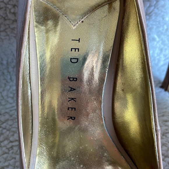 Ted Baker nude Peep Toe Heels - Picture 3 of 14
